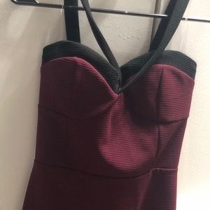 Burgundy Dress